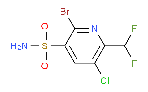 AM128258 | 1805006-82-9 | 2-Bromo-5-chloro-6-(difluoromethyl)pyridine-3-sulfonamide