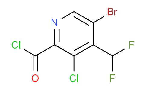 5-Bromo-3-chloro-4-(difluoromethyl)pyridine-2-carbonyl chloride