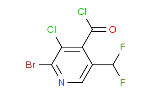 AM128266 | 1804657-53-1 | 2-Bromo-3-chloro-5-(difluoromethyl)pyridine-4-carbonyl chloride