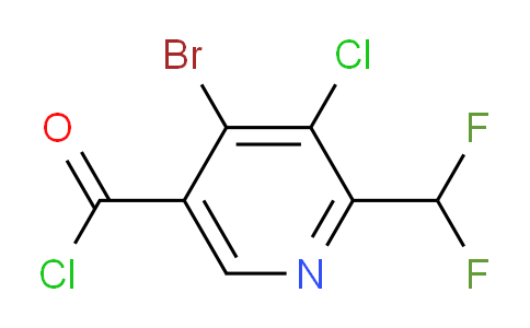 AM128267 | 1806040-30-1 | 4-Bromo-3-chloro-2-(difluoromethyl)pyridine-5-carbonyl chloride