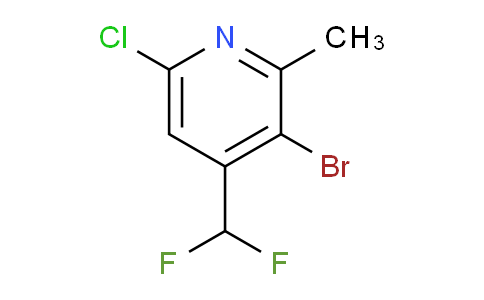 AM128272 | 1806031-28-6 | 3-Bromo-6-chloro-4-(difluoromethyl)-2-methylpyridine