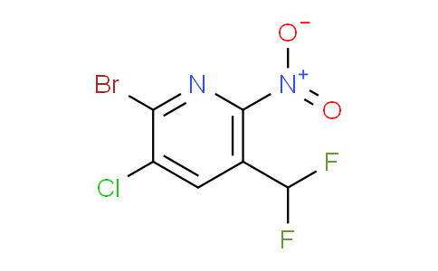 AM128275 | 1806909-23-8 | 2-Bromo-3-chloro-5-(difluoromethyl)-6-nitropyridine