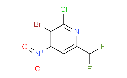 AM128276 | 1803689-50-0 | 3-Bromo-2-chloro-6-(difluoromethyl)-4-nitropyridine