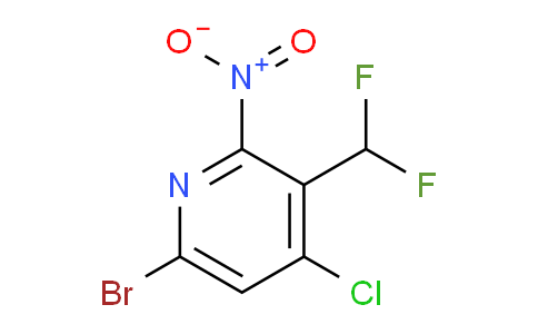 AM128279 | 1806909-30-7 | 6-Bromo-4-chloro-3-(difluoromethyl)-2-nitropyridine