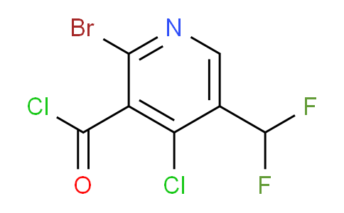 AM128280 | 1805006-16-9 | 2-Bromo-4-chloro-5-(difluoromethyl)pyridine-3-carbonyl chloride