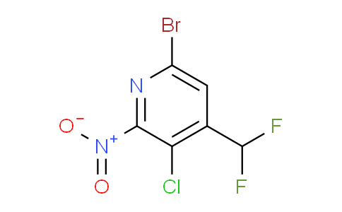 AM128282 | 1805006-49-8 | 6-Bromo-3-chloro-4-(difluoromethyl)-2-nitropyridine