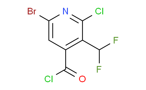 AM128285 | 1805236-76-3 | 6-Bromo-2-chloro-3-(difluoromethyl)pyridine-4-carbonyl chloride