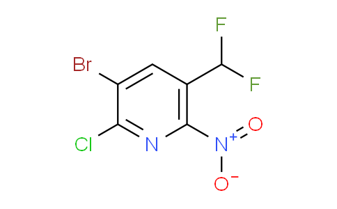 AM128289 | 1806974-15-1 | 3-Bromo-2-chloro-5-(difluoromethyl)-6-nitropyridine