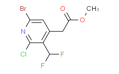 AM128292 | 1805235-03-3 | Methyl 6-bromo-2-chloro-3-(difluoromethyl)pyridine-4-acetate