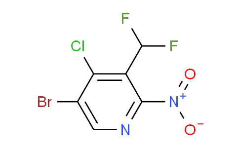 AM128294 | 1803689-55-5 | 5-Bromo-4-chloro-3-(difluoromethyl)-2-nitropyridine