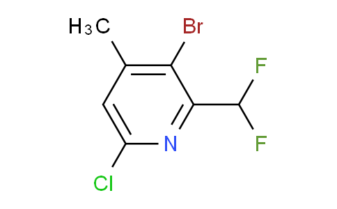 AM128305 | 1806909-12-5 | 3-Bromo-6-chloro-2-(difluoromethyl)-4-methylpyridine