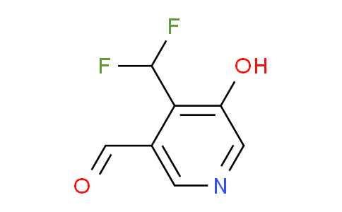 AM12831 | 1804688-43-4 | 4-(Difluoromethyl)-3-hydroxypyridine-5-carboxaldehyde