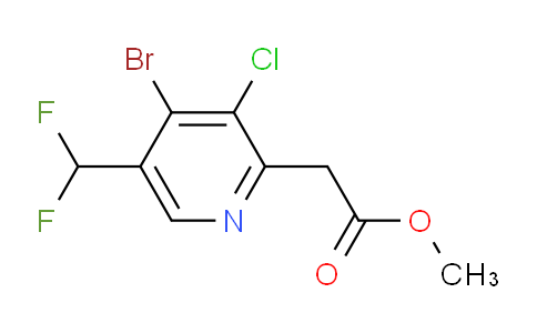 AM128312 | 1806047-84-6 | Methyl 4-bromo-3-chloro-5-(difluoromethyl)pyridine-2-acetate