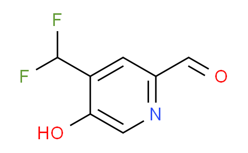 AM12832 | 1805306-30-2 | 4-(Difluoromethyl)-5-hydroxypyridine-2-carboxaldehyde