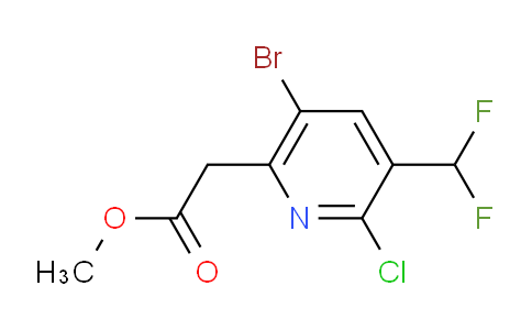 AM128320 | 1805385-50-5 | Methyl 5-bromo-2-chloro-3-(difluoromethyl)pyridine-6-acetate