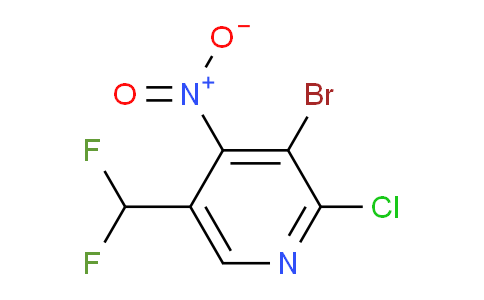 AM128322 | 1805033-68-4 | 3-Bromo-2-chloro-5-(difluoromethyl)-4-nitropyridine