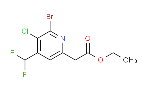 AM128323 | 1804657-10-0 | Ethyl 2-bromo-3-chloro-4-(difluoromethyl)pyridine-6-acetate