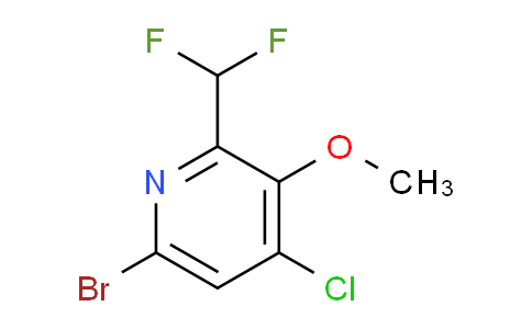 6-Bromo-4-chloro-2-(difluoromethyl)-3-methoxypyridine