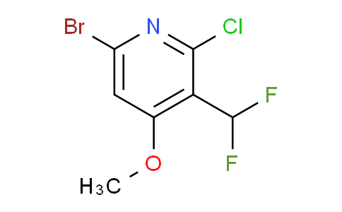 6-Bromo-2-chloro-3-(difluoromethyl)-4-methoxypyridine