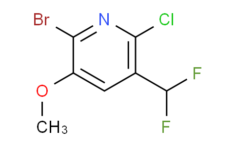 AM128342 | 1806030-18-1 | 2-Bromo-6-chloro-5-(difluoromethyl)-3-methoxypyridine
