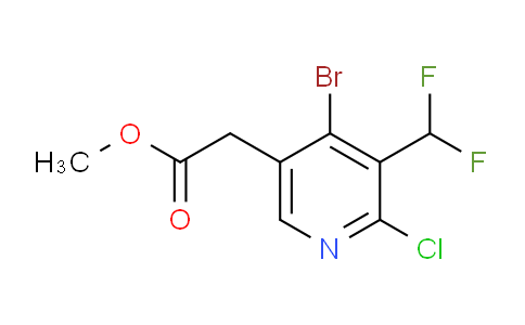 AM128344 | 1804459-97-9 | Methyl 4-bromo-2-chloro-3-(difluoromethyl)pyridine-5-acetate