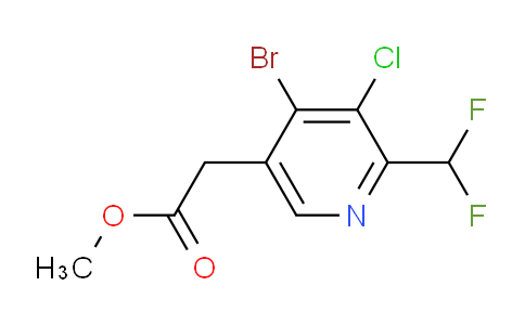 AM128346 | 1805356-54-0 | Methyl 4-bromo-3-chloro-2-(difluoromethyl)pyridine-5-acetate