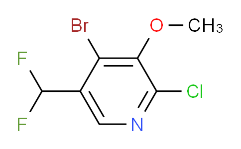 AM128347 | 1804686-29-0 | 4-Bromo-2-chloro-5-(difluoromethyl)-3-methoxypyridine