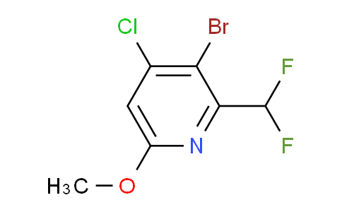AM128348 | 1805236-66-1 | 3-Bromo-4-chloro-2-(difluoromethyl)-6-methoxypyridine