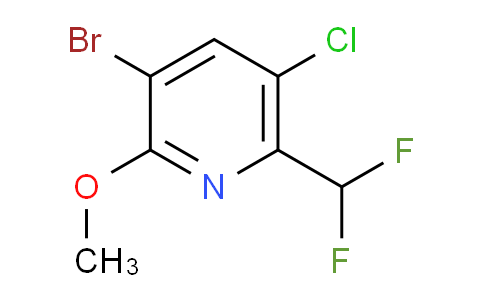 AM128353 | 1806030-38-5 | 3-Bromo-5-chloro-6-(difluoromethyl)-2-methoxypyridine