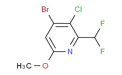 AM128358 | 1803688-56-3 | 4-Bromo-3-chloro-2-(difluoromethyl)-6-methoxypyridine