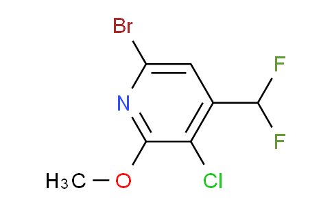 AM128360 | 1804686-14-3 | 6-Bromo-3-chloro-4-(difluoromethyl)-2-methoxypyridine