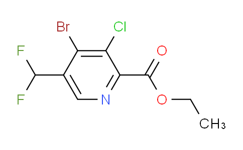 AM128372 | 1805034-22-3 | Ethyl 4-bromo-3-chloro-5-(difluoromethyl)pyridine-2-carboxylate