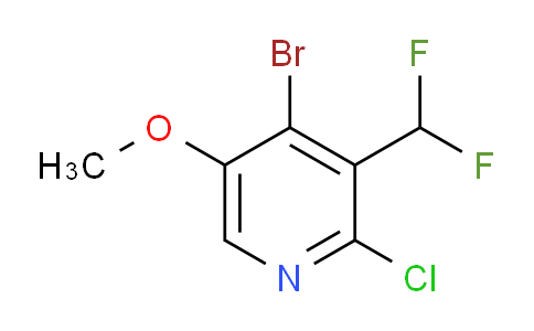 AM128386 | 1806973-13-6 | 4-Bromo-2-chloro-3-(difluoromethyl)-5-methoxypyridine