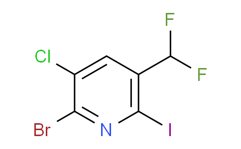 AM128390 | 1806029-29-7 | 2-Bromo-3-chloro-5-(difluoromethyl)-6-iodopyridine