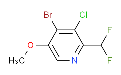 AM128391 | 1804686-34-7 | 4-Bromo-3-chloro-2-(difluoromethyl)-5-methoxypyridine