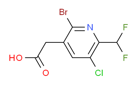 AM128393 | 1805434-28-9 | 2-Bromo-5-chloro-6-(difluoromethyl)pyridine-3-acetic acid