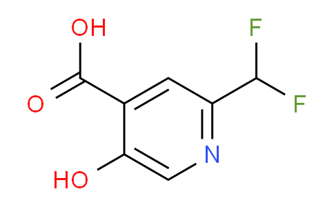AM12840 | 1805306-36-8 | 2-(Difluoromethyl)-5-hydroxypyridine-4-carboxylic acid