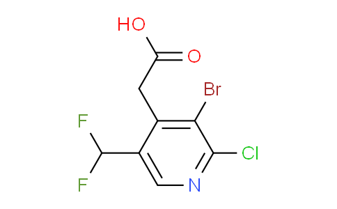 AM128400 | 1806844-38-1 | 3-Bromo-2-chloro-5-(difluoromethyl)pyridine-4-acetic acid
