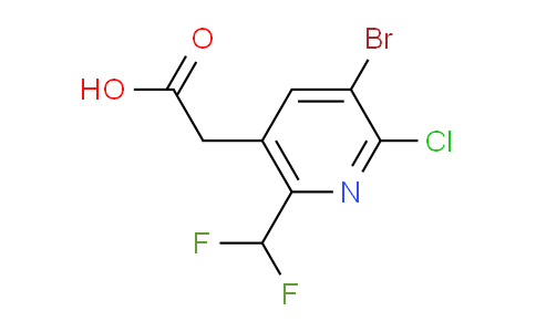 AM128403 | 1806047-56-2 | 3-Bromo-2-chloro-6-(difluoromethyl)pyridine-5-acetic acid