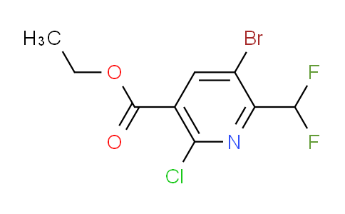 AM128412 | 1805233-80-0 | Ethyl 3-bromo-6-chloro-2-(difluoromethyl)pyridine-5-carboxylate