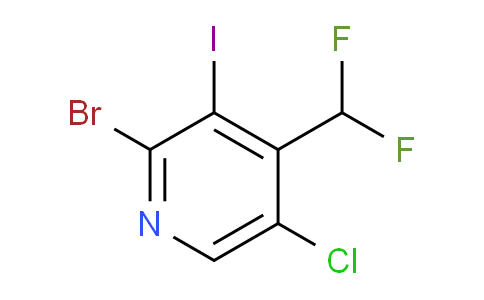 AM128413 | 1806932-87-5 | 2-Bromo-5-chloro-4-(difluoromethyl)-3-iodopyridine