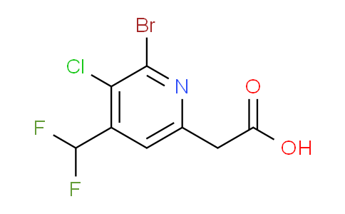AM128414 | 1807000-89-0 | 2-Bromo-3-chloro-4-(difluoromethyl)pyridine-6-acetic acid