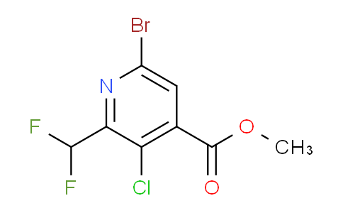 AM128422 | 1805340-38-8 | Methyl 6-bromo-3-chloro-2-(difluoromethyl)pyridine-4-carboxylate