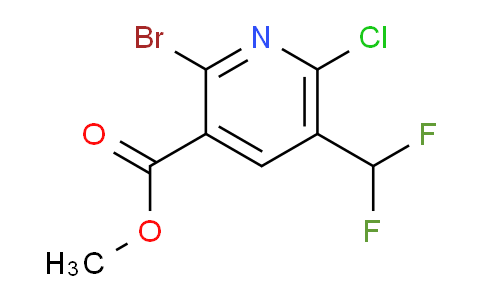 AM128425 | 1805232-09-0 | Methyl 2-bromo-6-chloro-5-(difluoromethyl)pyridine-3-carboxylate