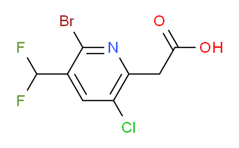 AM128427 | 1805451-19-7 | 2-Bromo-5-chloro-3-(difluoromethyl)pyridine-6-acetic acid
