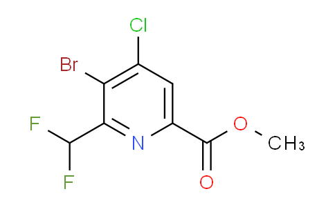 AM128433 | 1805433-79-7 | Methyl 3-bromo-4-chloro-2-(difluoromethyl)pyridine-6-carboxylate