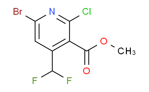 Methyl 6-bromo-2-chloro-4-(difluoromethyl)pyridine-3-carboxylate