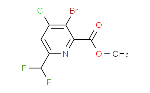 Methyl 3-bromo-4-chloro-6-(difluoromethyl)pyridine-2-carboxylate