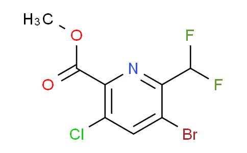 AM128437 | 1805009-24-8 | Methyl 3-bromo-5-chloro-2-(difluoromethyl)pyridine-6-carboxylate