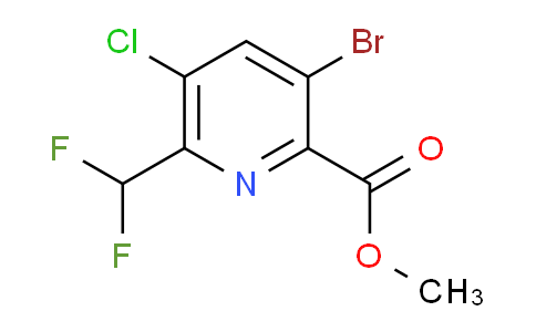Methyl 3-bromo-5-chloro-6-(difluoromethyl)pyridine-2-carboxylate